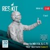 RESKIT RSF48-0132 Driver for MD-3 (A, B, C, T) Mule Deck Tractor (scene 2) (1 pcs) (3D Printed) (1/48)